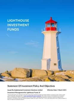 Statement of Investment Policy and Objectives document thumbnail